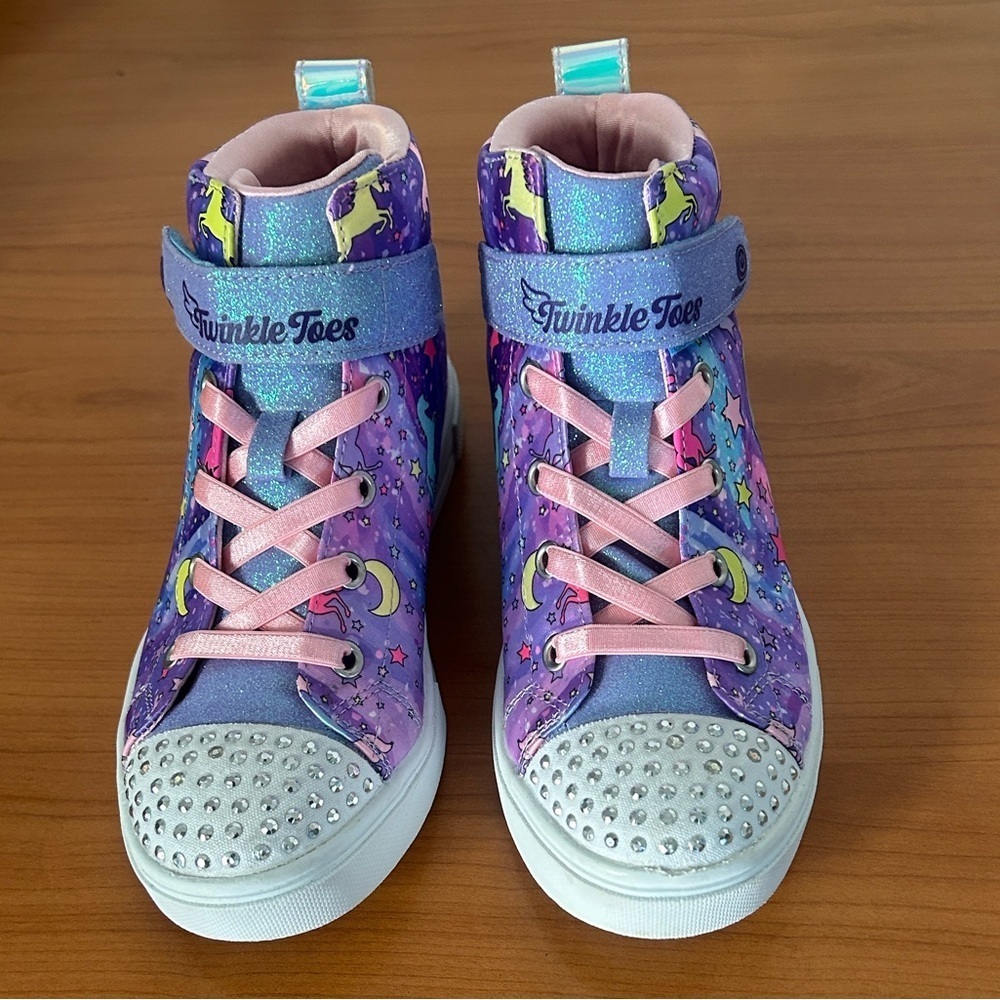 Skechers Kids' Purple Unicorn Sneakers - Picture 4 of 16